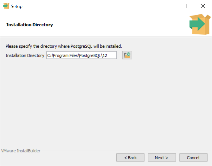 Установка Postgres 12 в Windows изображение с сайта www.eth1.ru