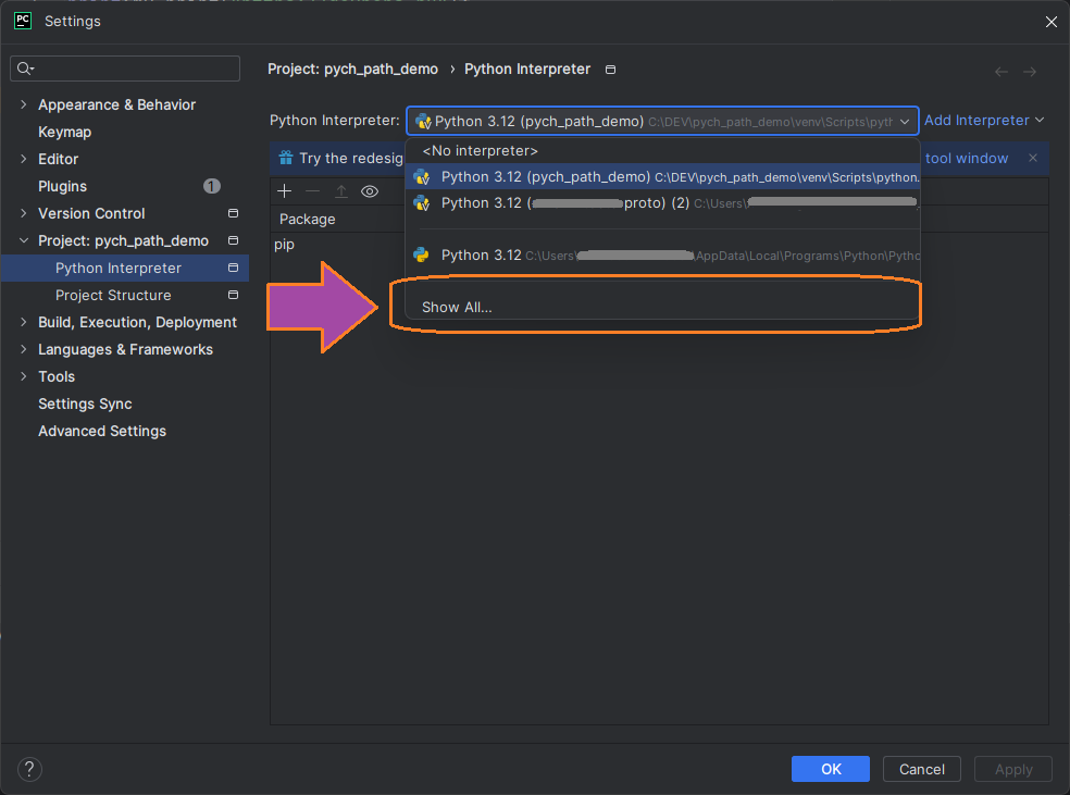 Adding a path to a project in PyCharm image from the site www.aredel.com image from www.aredel.com