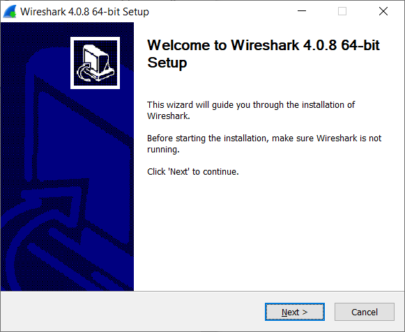 Установка WireShark изображение с сайта www.aredel.com