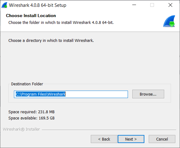 Установка WireShark изображение с сайта www.aredel.com