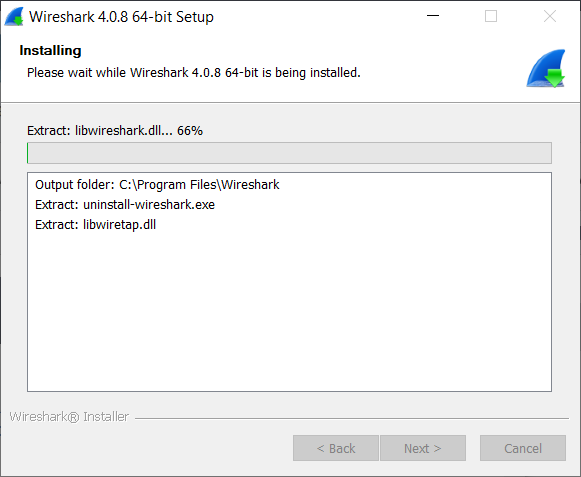 Установка WireShark изображение с сайта www.aredel.com