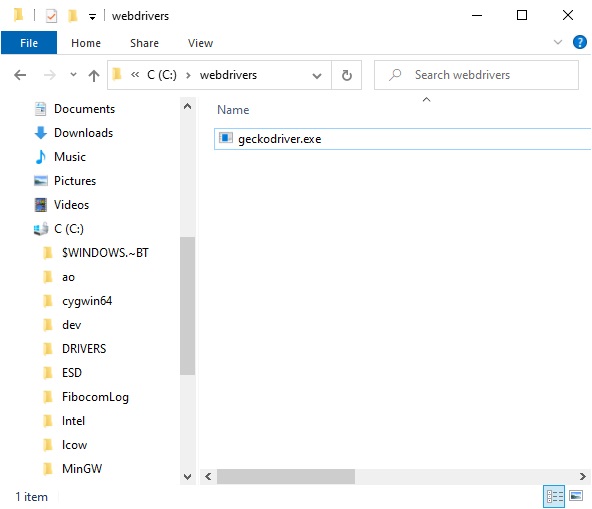 Скачать вебдрайвер браузера для Selenium изображение с сайта www.andreyolegovich.ru