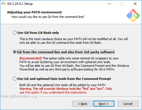 установка git for windows с openSSH изображение с сайта www.aredel.com